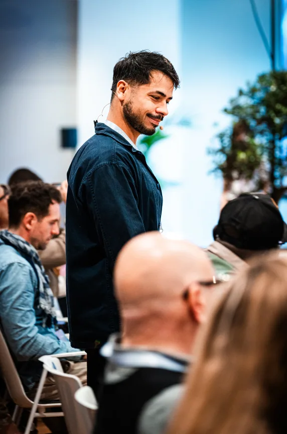 Aurélien Nunez during a talk at L’Hypersanté 2026
