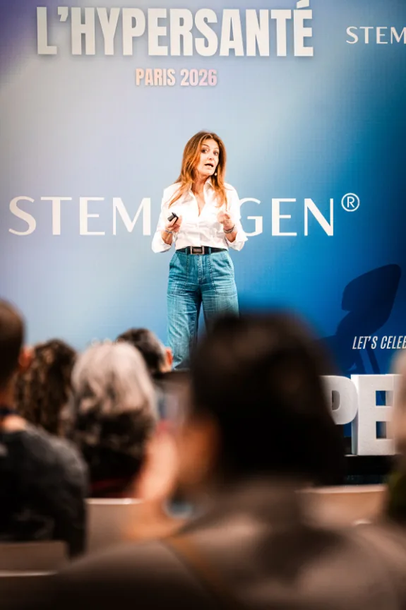 Valérie Espinasse on the L’Hypersanté 2026 stage