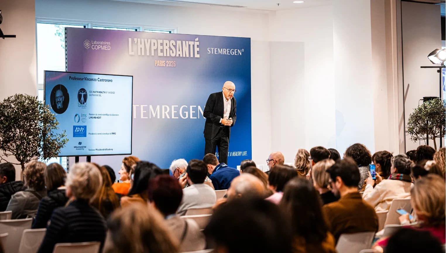 Vincent Castronovo on the L’Hypersanté 2026 stage